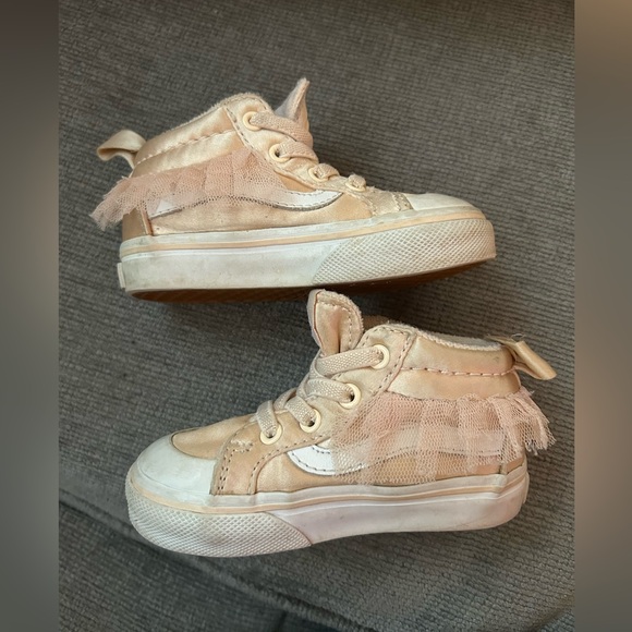 Vans Other - Toddler pink ballerina vans
